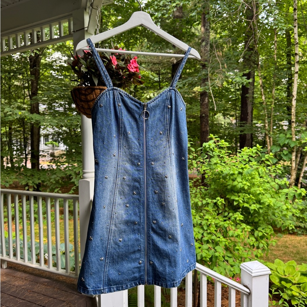 Givenchy Blue Denim Dress with Stars ⭐️